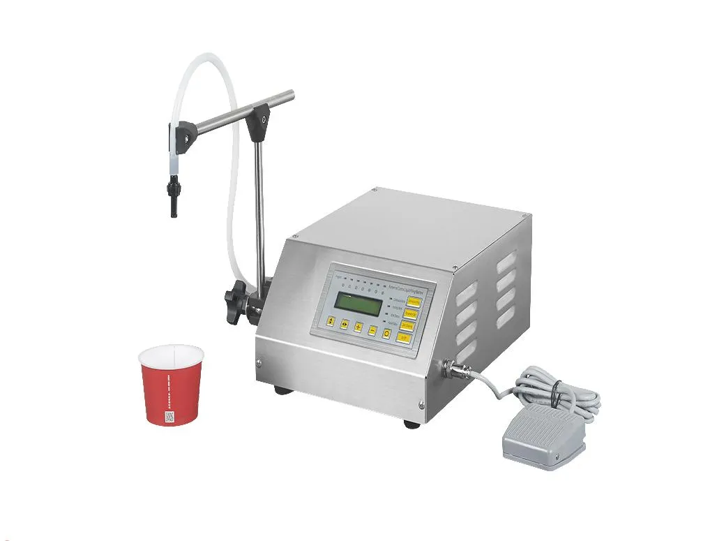 2-3500ml Electric Digital Control Beverage Filler Liquid Bottle Filling Machine