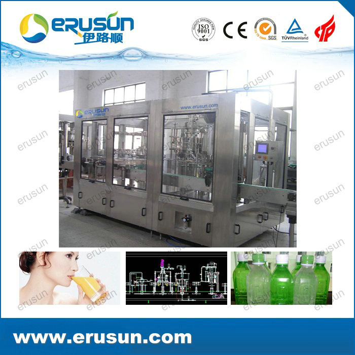 2000bph Small Pet Bottle Pulp Juice Bottled Machine