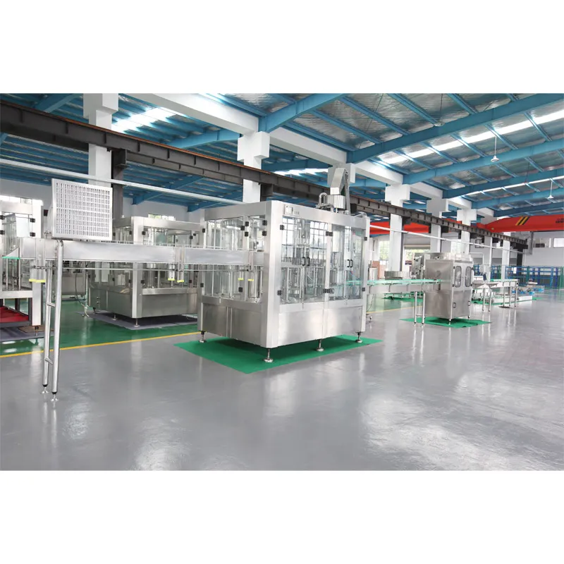 3 in 1 Monoblock Soft Drink Water Filling Machinery