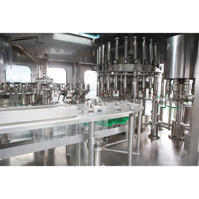3 in 1 Monoblock Soft Drink Water Filling Machinery