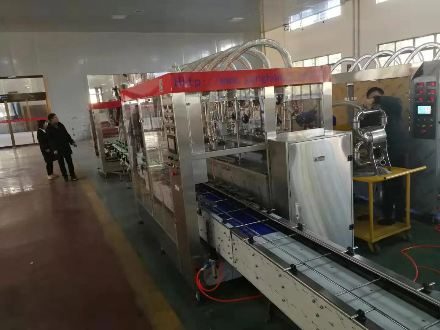 6 Heads Piston Type Weighing Barrel 10- 30L Filling Machine for Diesel Lubricating Engine Oil