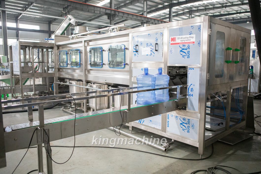 60-1200bph Automatic 3&5 Gallon Drinking Water Purification and Bottling Plant