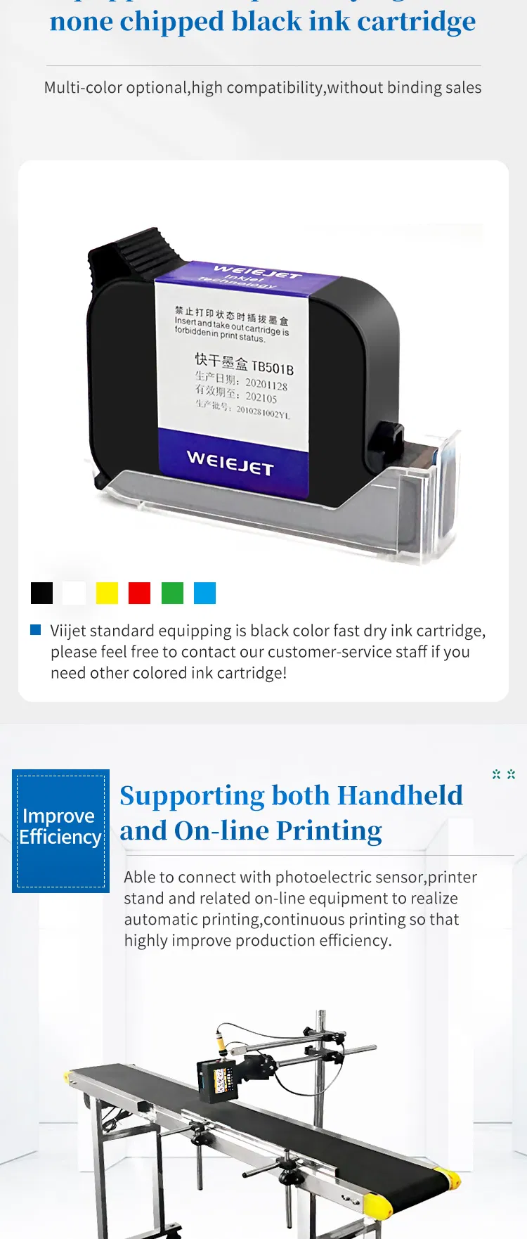 600dpi Tij Portable Product Day Expiration Date Batch Number Code Printer Ink Jet Printing Coding