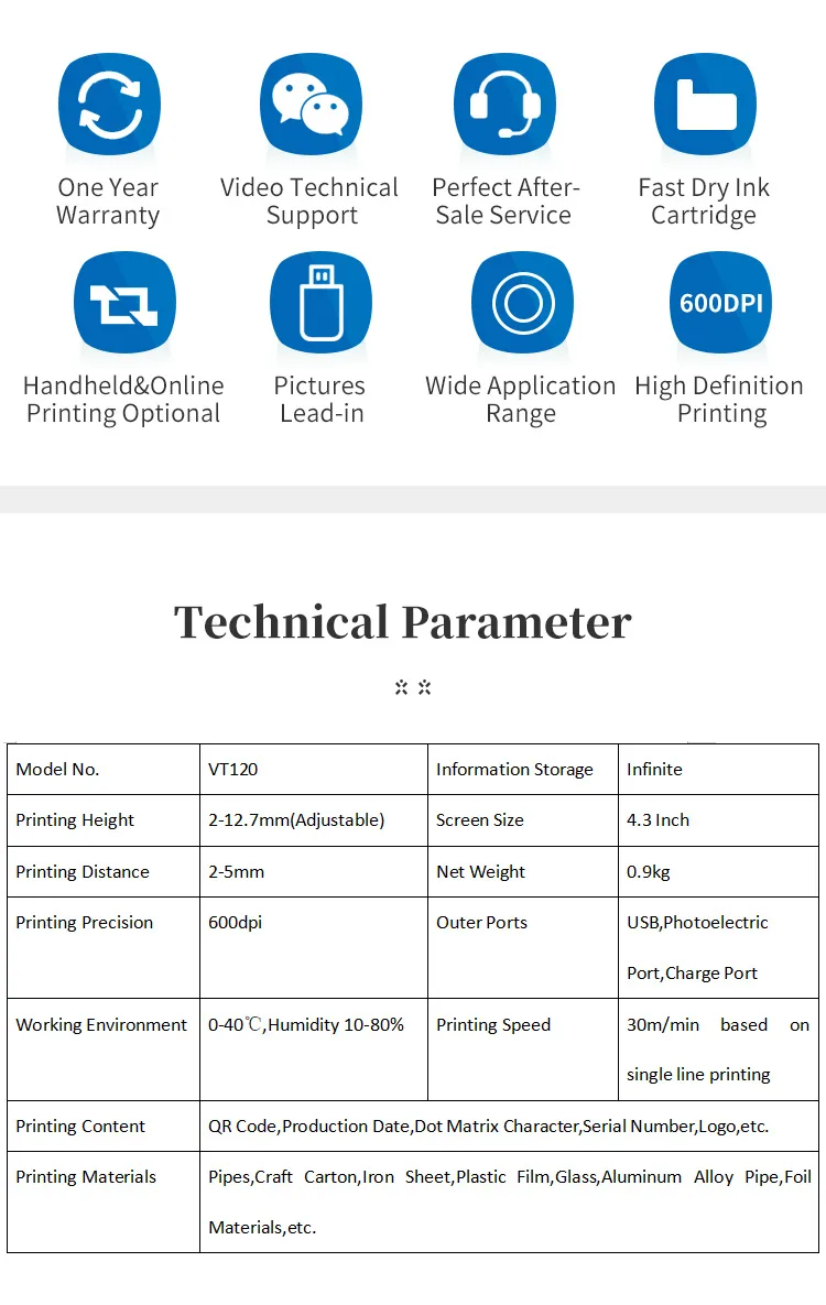 600dpi Tij Portable Product Day Expiration Date Batch Number Code Printer Ink Jet Printing Coding
