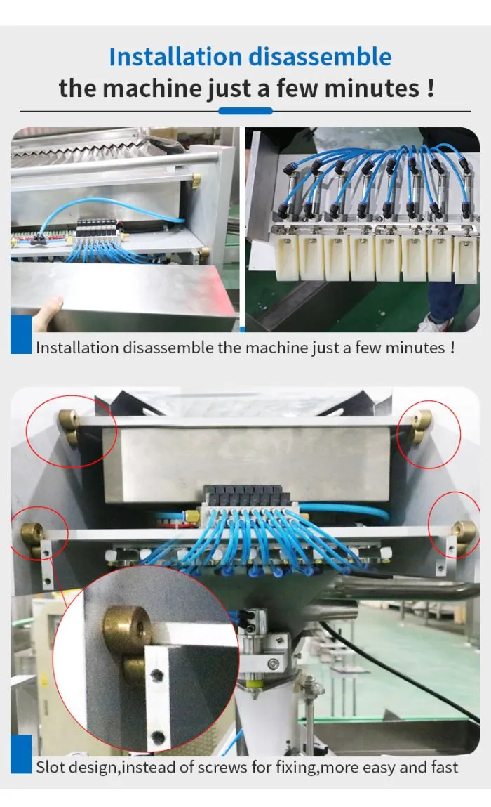 8 Channel Small Automatic Tablet Capsule Counter Tablet Capsule Bottle Counting and Filling Machine Price