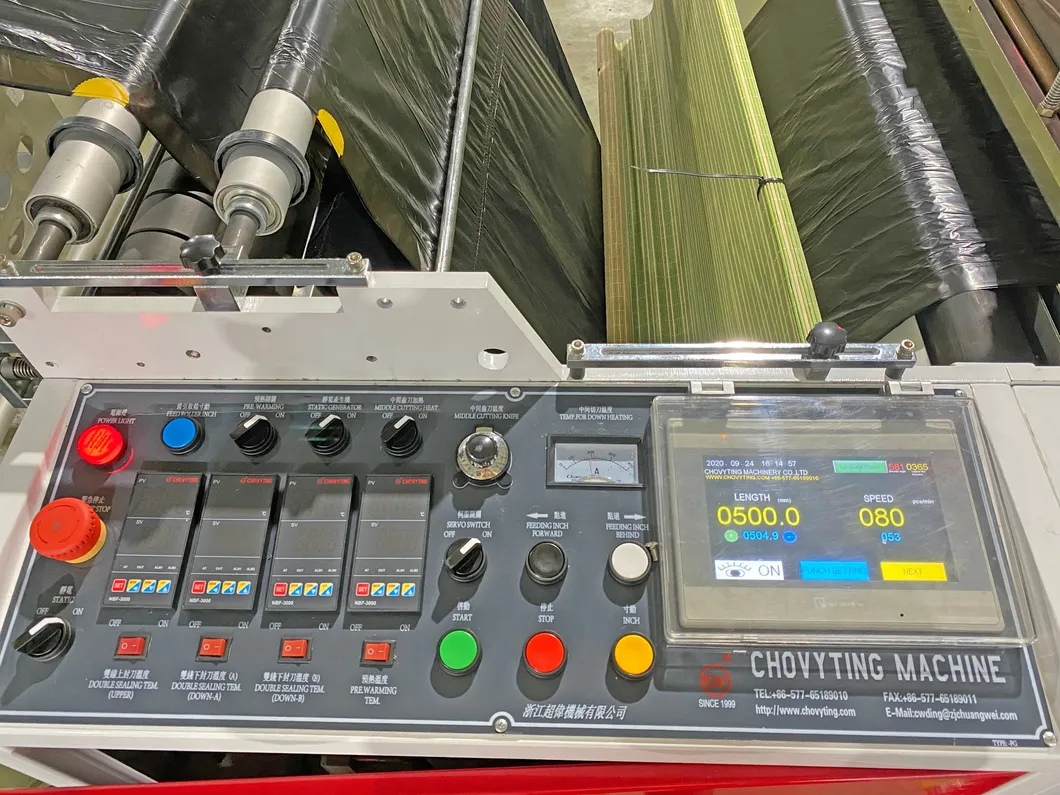 After Sale Service Provided Interleaved Perforated Draw Tape Rope Garbage Bag Making Machine