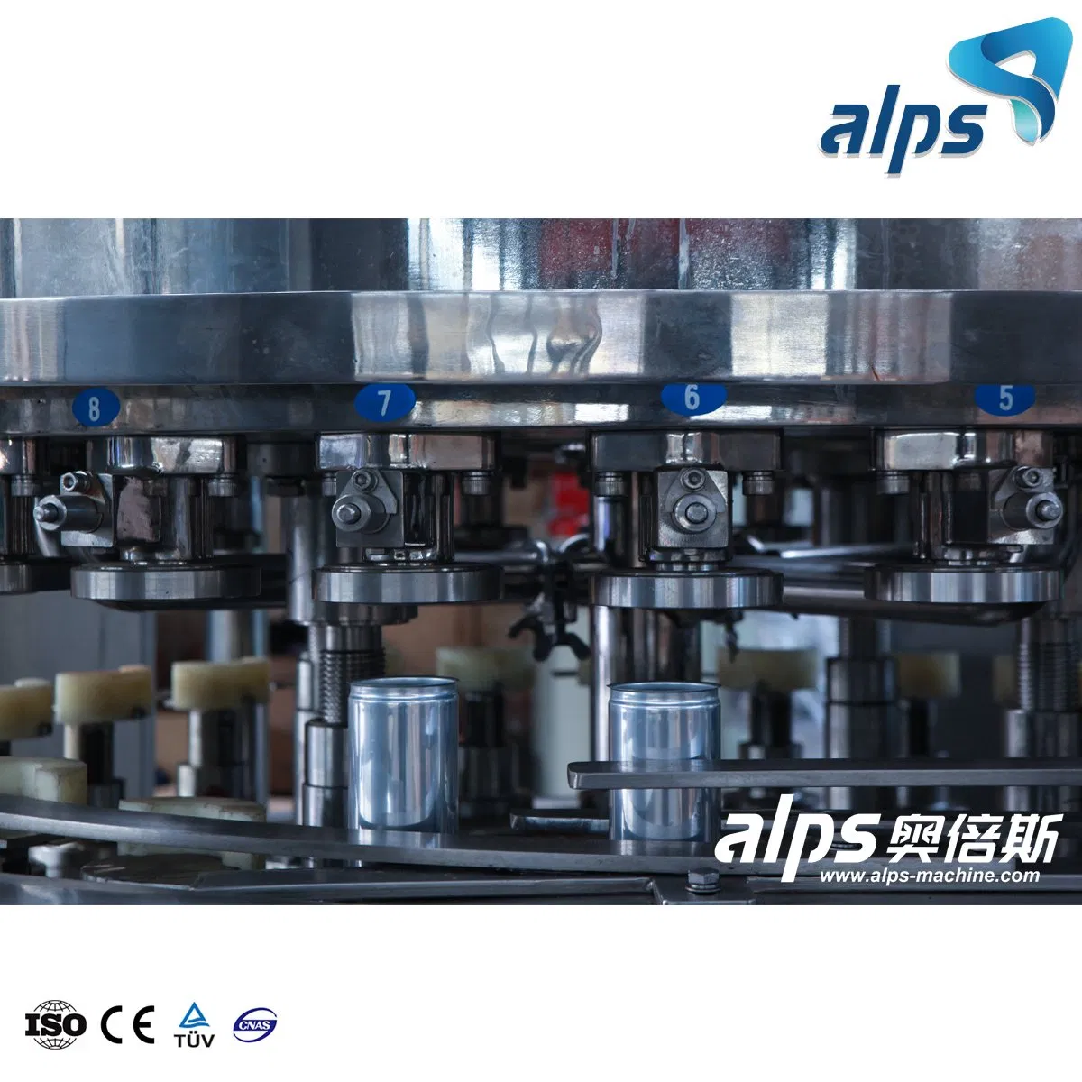 Automatic 100 to 150cph Canned Carbonated Drinks Filling Machine Canning Sealing Production Line