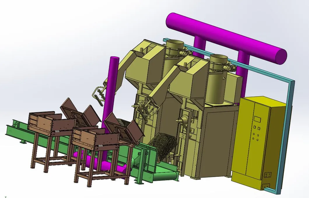 Automatic 25 Kg Air Bag Cement Powder Granule Filling Packing Machine