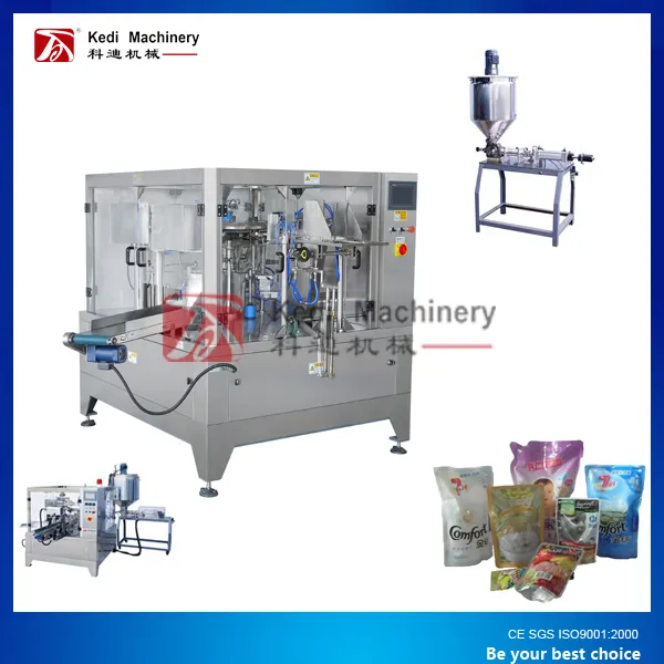 Automatic Bag-Given Rotary Packing Machine Approved CE ( GD6 -200C+YJL-500A)