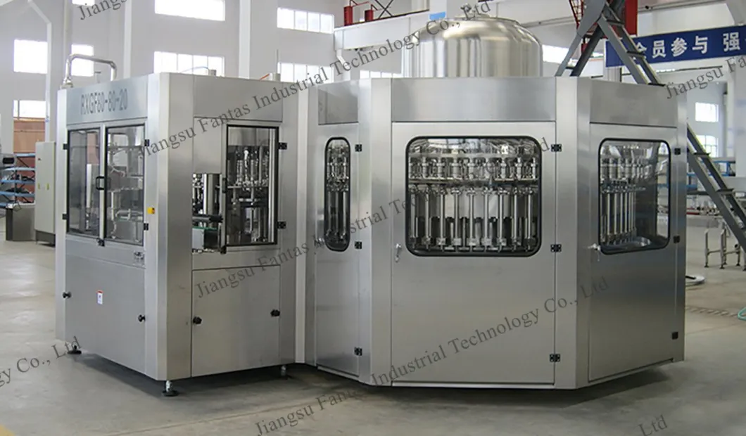 Automatic Bottle Water/ Juice/ Carbonated Drink Beverage Filling Packing Machine Juice Filling Machine