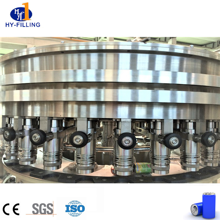 Automatic Can Carbonated Soft Drink Production Line/Soda Juice Filling Seaming Machine for Sale