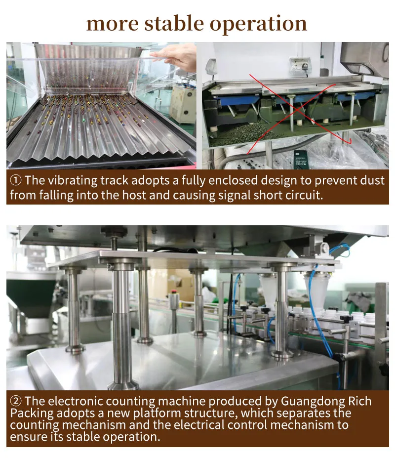 Automatic Capsule Bottle Filling Counting Machine