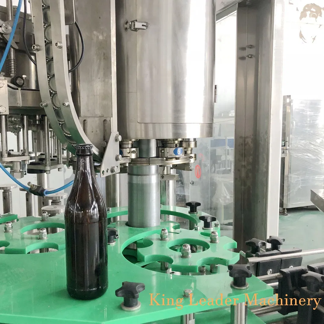 Automatic Carbonated Cola Liquid Soda Water Glass Bottle Filling Machine