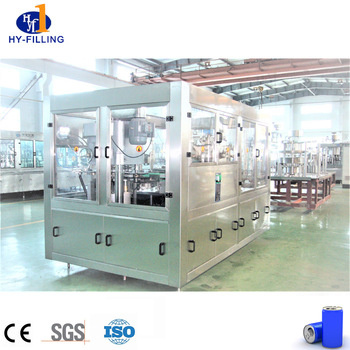 Automatic Carbonated Soft Drink Can Filling Machine for Pet Can Carbonize Beverage Filling Line