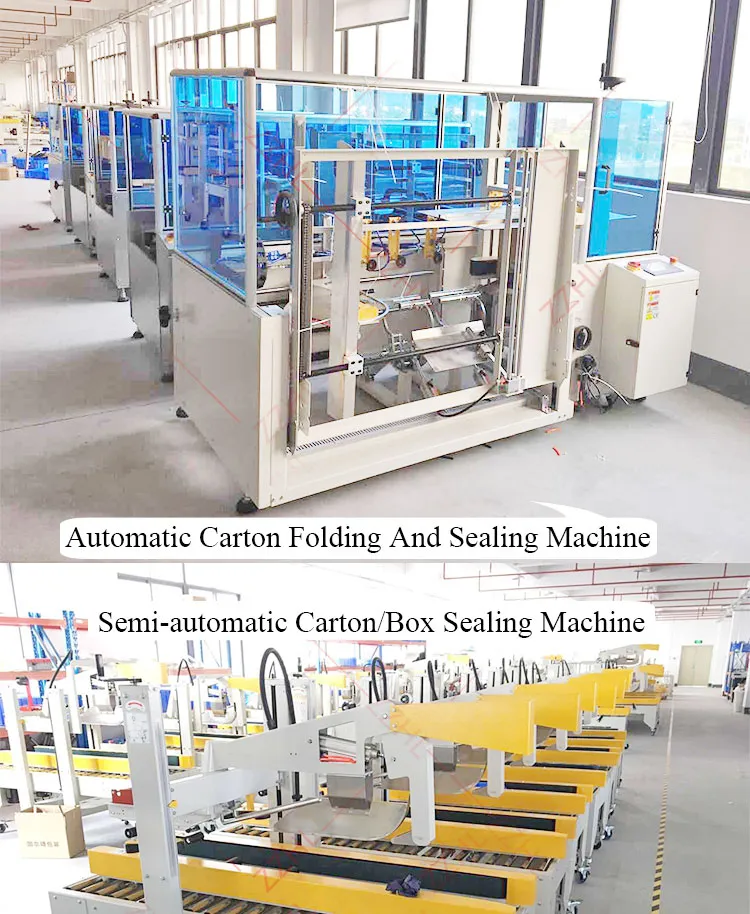 Automatic Food Shape Cardboard Box Carton Case Erector Machine