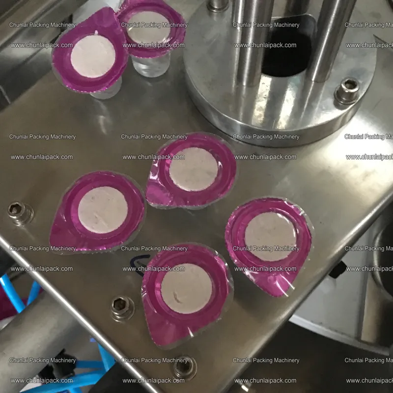Automatic Holy Grail Plastic Communion Cup Filling Sealing Machine
