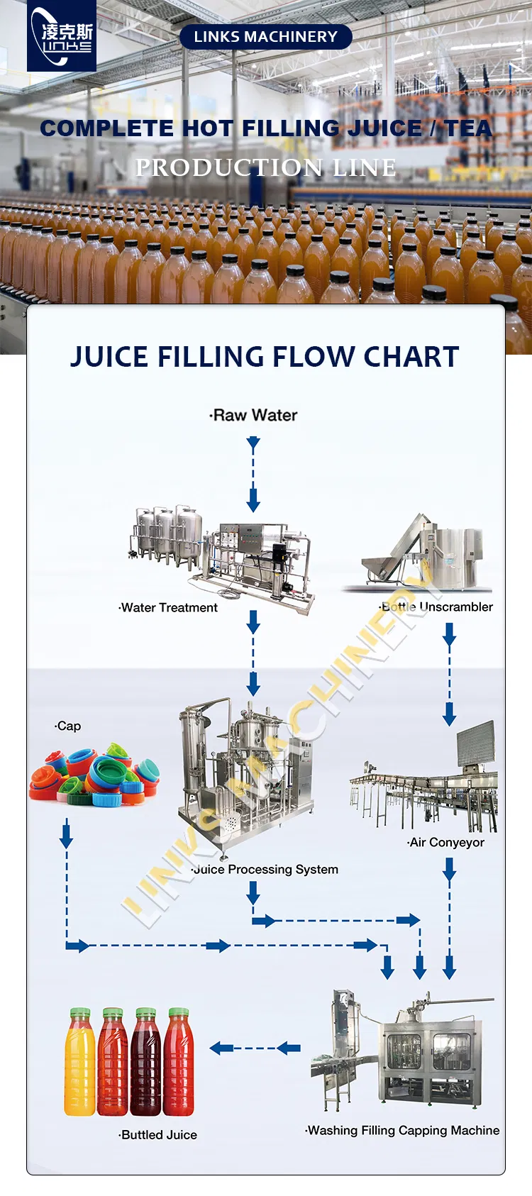Automatic Juice/ Soft Drink /Water / Energy Drink, Carbonated Drink / Tea Drink / Beer Sparking Wine Glass Bottle Filling Machine
