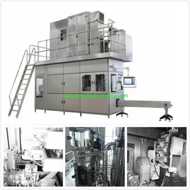 Automatic Milk Juice and Yoghurt Carton Box Filling Packing Machine