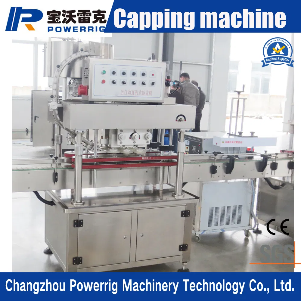 Automatic Plastic Bottle Screw Capping Filling Labeling Packing Machine
