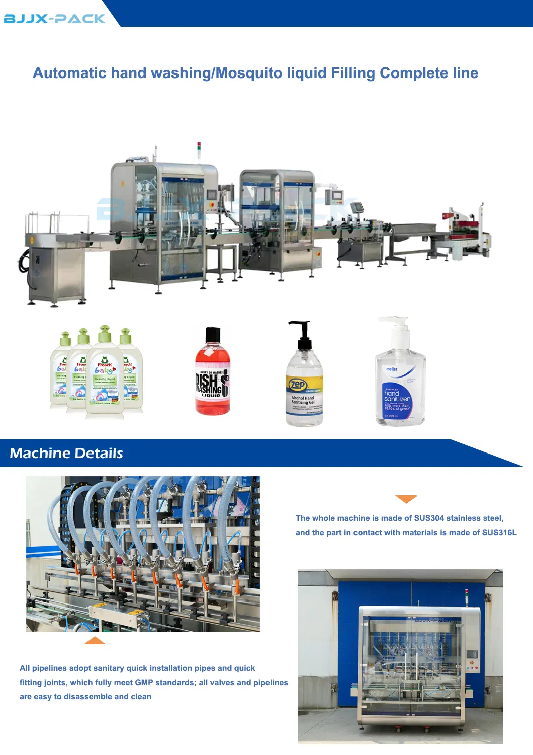 Automatic Shampoo Liquid Soap Detergent Filling Capping Labeling Machine Filling Line 100ml 500ml 1000ml 2000ml 5000ml