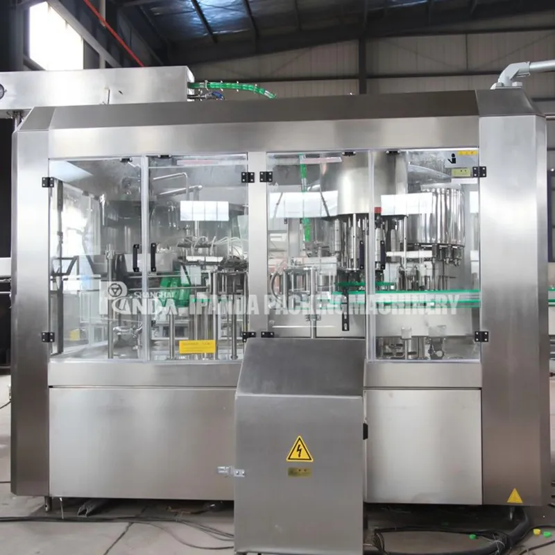 Automatic Small 330ml Carbonated Soft Drinks / Beer / Cola Beverage Canning Filling Machine Production Line Price