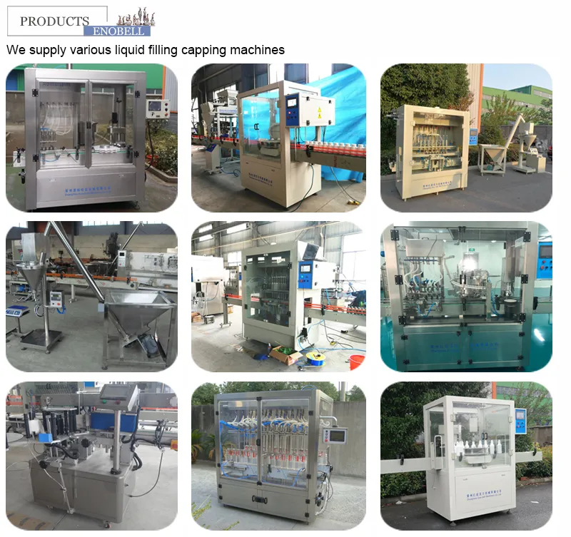 Automatic Stainless Steel Piston Press Beverage Bottling Capping Machine for Cleaning Detergent