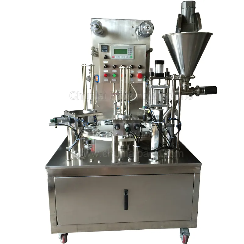 Automatic Turntable Communion Plastic Cup Filling Sealing Machine