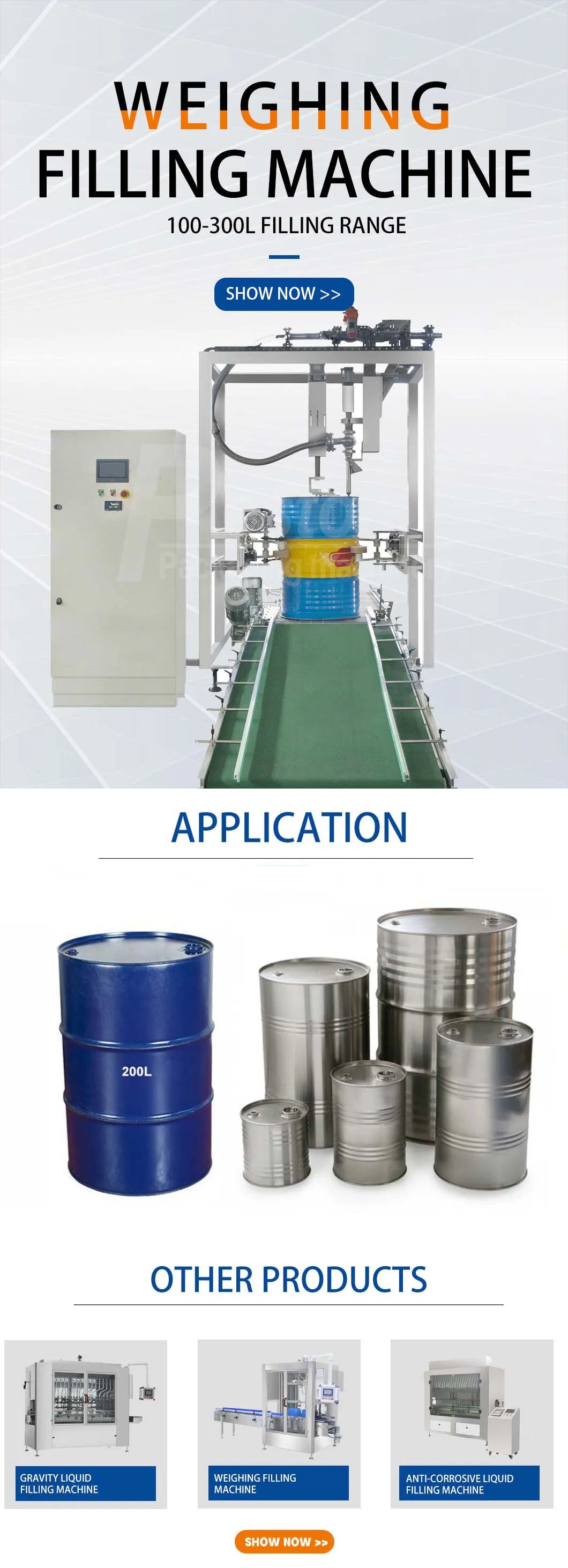 Automatic Vertical Weighing Edible Oil, Lubricant, Paint Filling Packing Machine