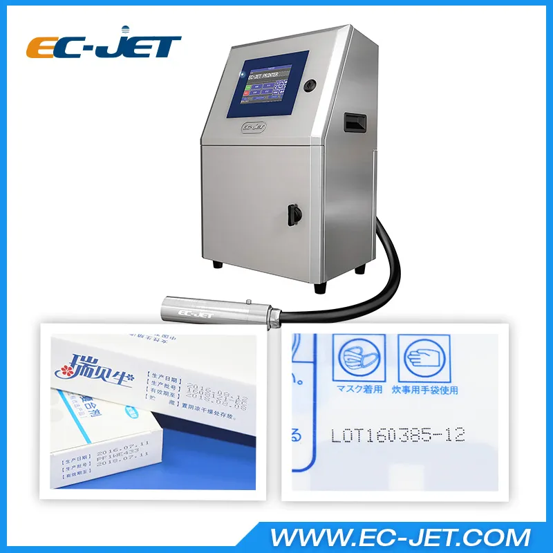 Batch Code Inkjet Printer/ Package /Egg Expiry Date Printing (EC-JET1000)