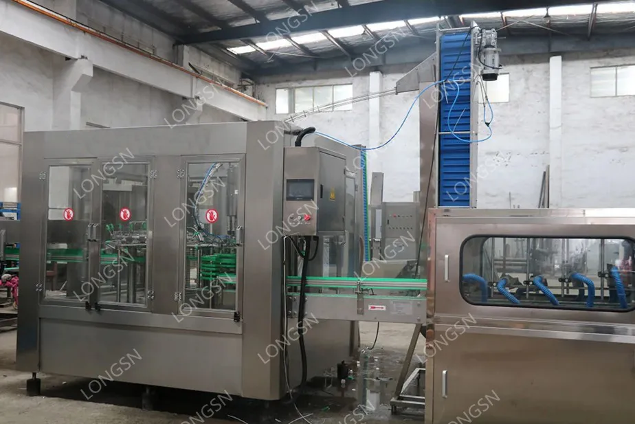China 500ml Full Automatic 3 In1 Mini Small Scale Bottle Mineral Pure Drinking Water Filling Machine Price