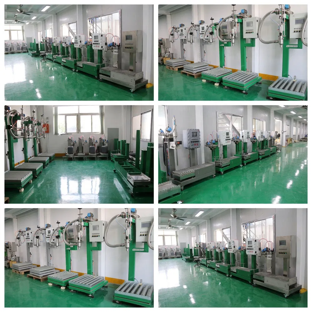 China Factory Automatic Coating Painting Filling Machine Short Nozzle Barrel 1000-2500L/Kg