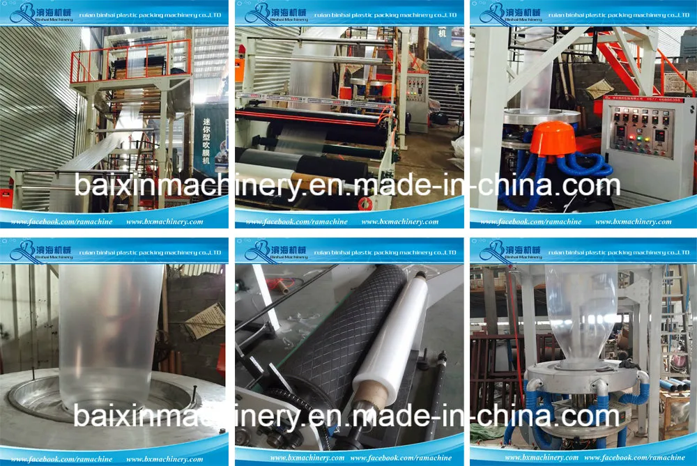 Clear Polythene Garment Covers Clothes Suit Dress Plastic Bag Making Machine