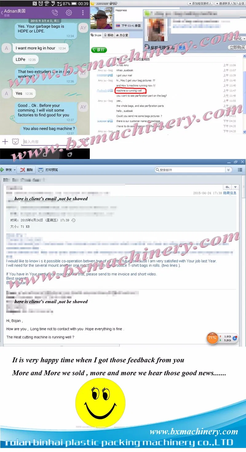 Clear Polythene Garment Covers Clothes Suit Dress Plastic Bag Making Machine