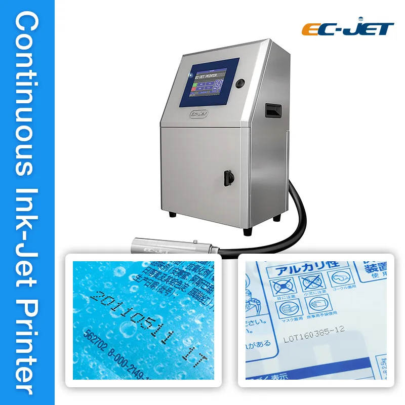 Code Machine Automatic Industrial Digital Continuous Inkjet Printer (EC-JET1000)