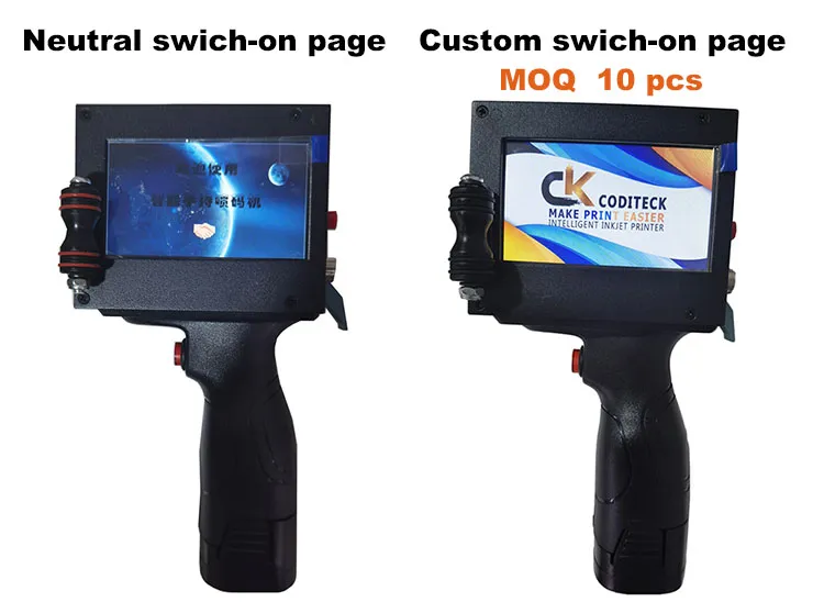 Coditeck High Speed 12.7mm Inkjet Printer Coding Machine with Photoelectric Sensor and Stand