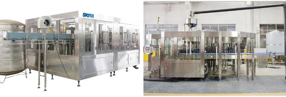 Complete Bottled Natural Mineral Sparking Water Filling Making Packing Machine Production Line