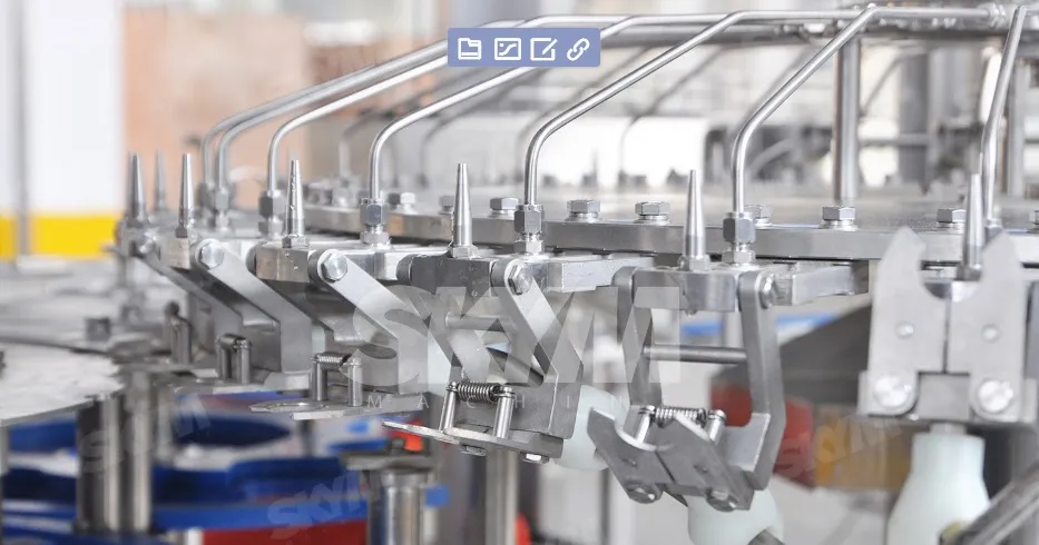Complete Bottled Natural Mineral Sparking Water Filling Making Packing Machine Production Line