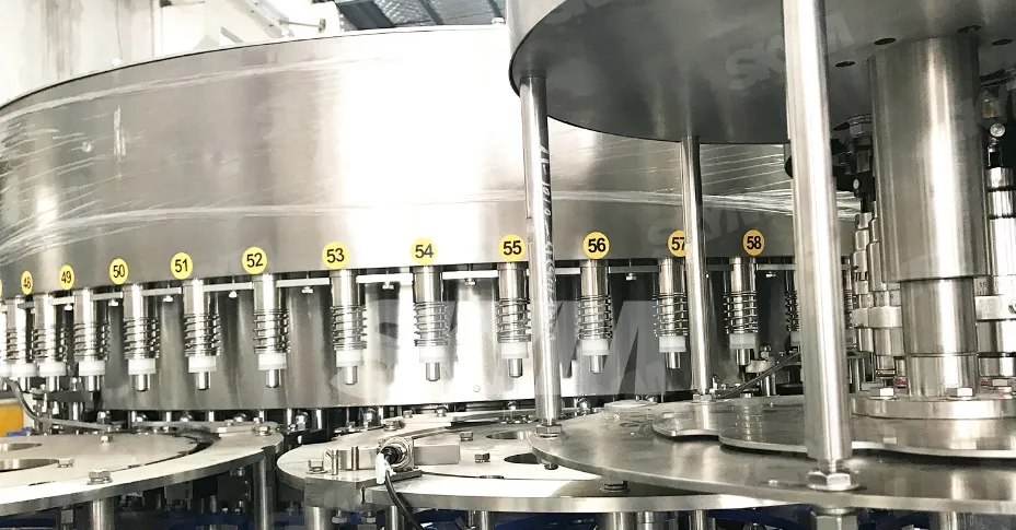 Complete Bottled Natural Mineral Sparking Water Filling Making Packing Machine Production Line
