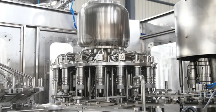 Complete Rotary 3 In1 Juice and Tea Washing Filling Capping Machine
