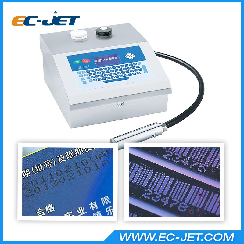 Continuous Ink-Jet White Pigment Printer for Cable Printing (EC-JET400) Beverage Bottle and Can Coding