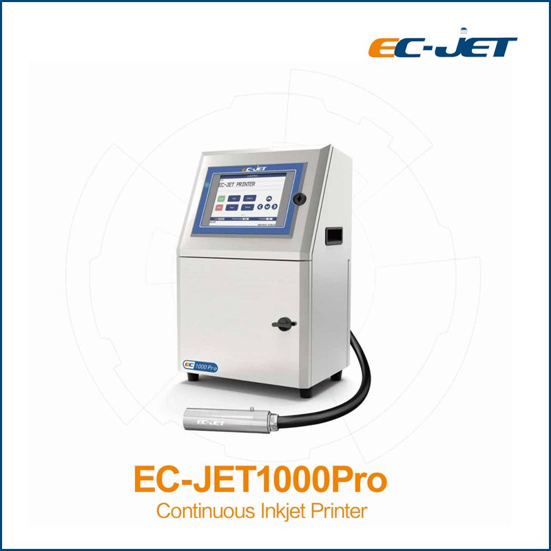 Continuous Inkjet Printer Date Code Printing for Bottle/Boxes/PVC