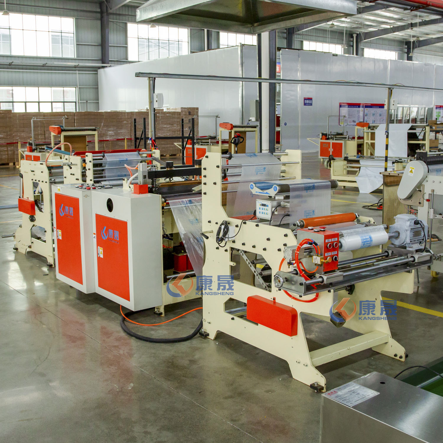 Coreless Plastic Trash Garbage Bag Rolling Bag Making Machine