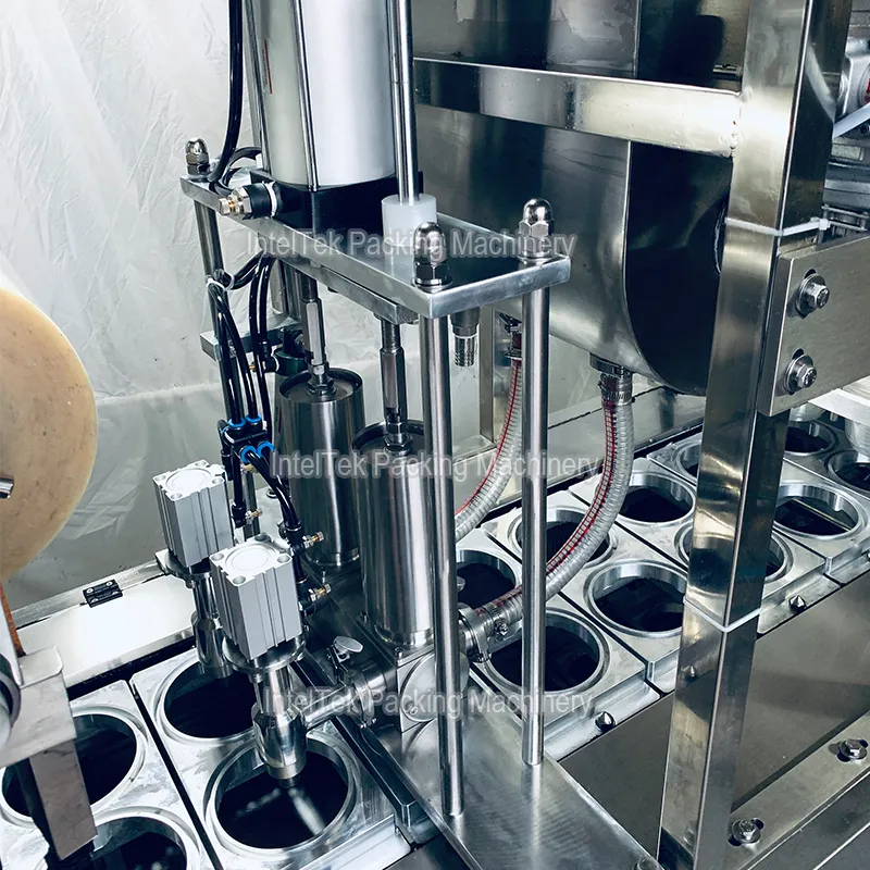 Customized Automatic Curd Cup Bowl Filling Sealing Machine