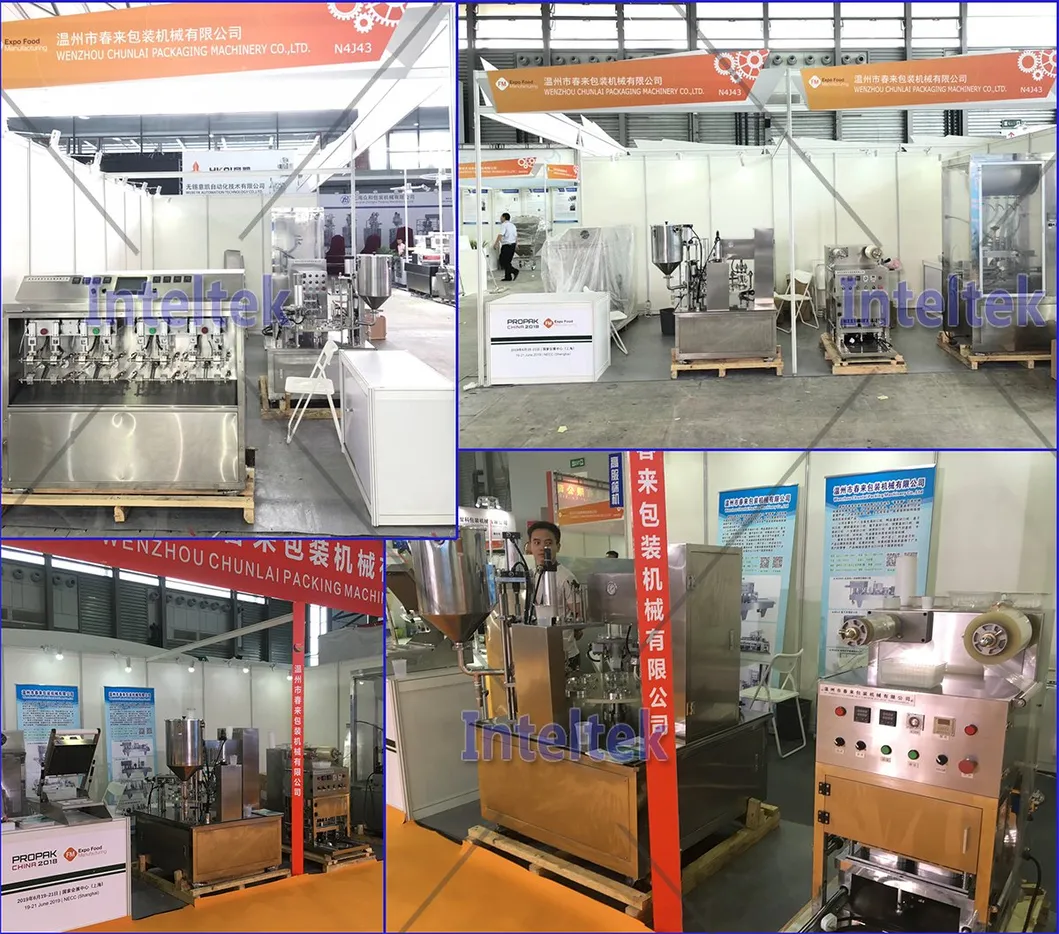 Customized Automatic Curd Cup Bowl Filling Sealing Machine