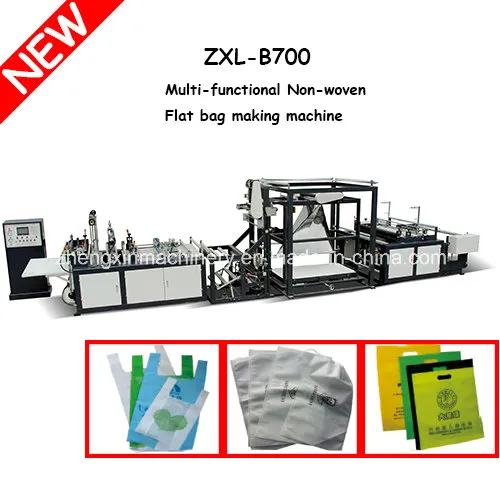 D-Cut Bag Non Woven Bag Making Machine with New Technology Zxl-B700