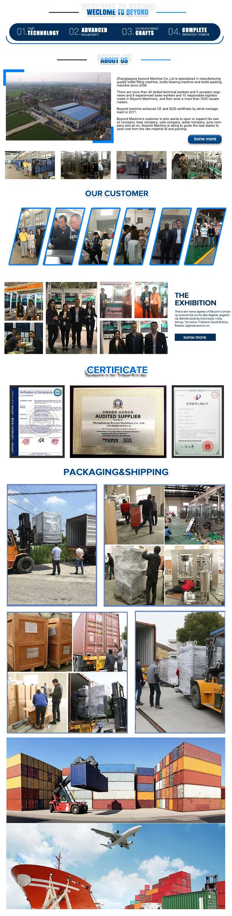 Dcgf Series Carbonated Drinks Filling and Capping Machine in Pet Bottle