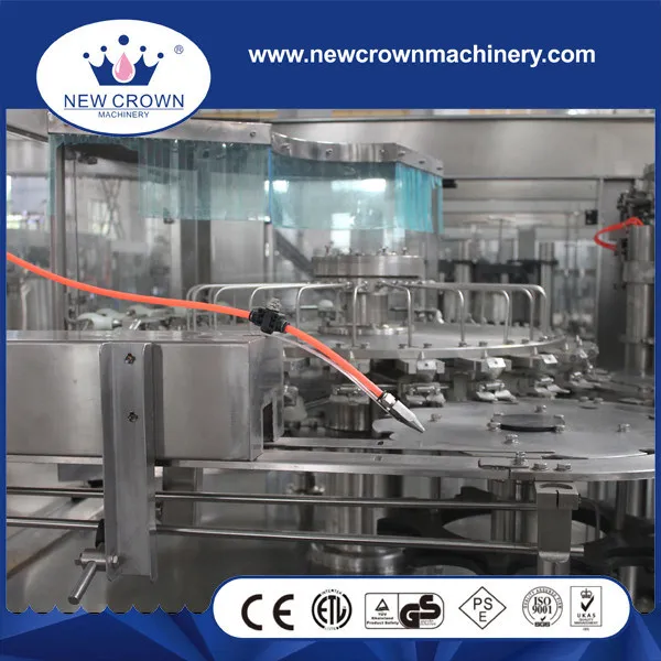 Dcgf24-24-8 Automatic Rotary Type Bottled Carbonated Energy Drink Filling Machine