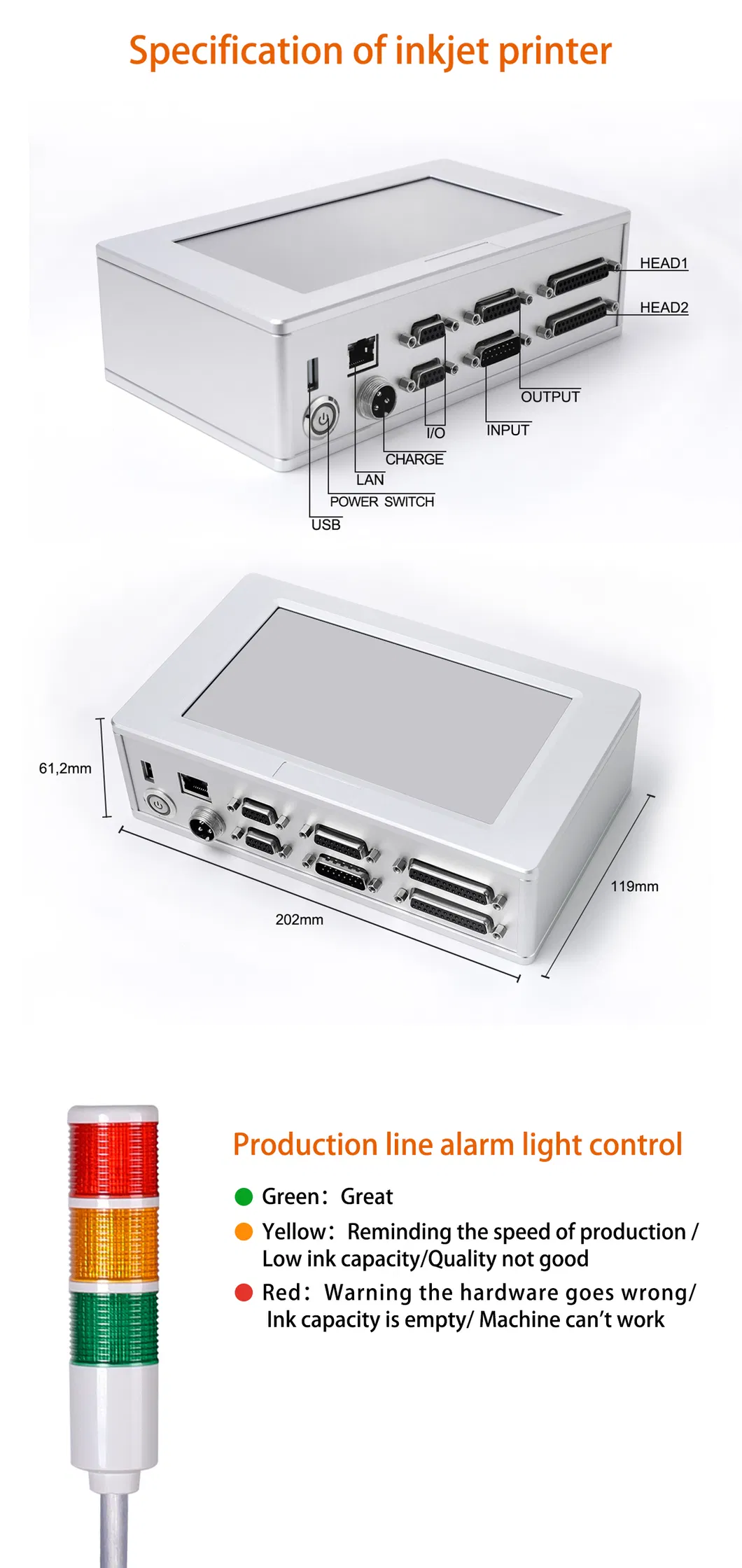 Docod OEM/ODM T600-6 Thermal Printer Ink Expiration Date Stamp Machine Barcode Paper for Tyre Expiry Date for Caffe Egg Bag for PV Pipe Sponge