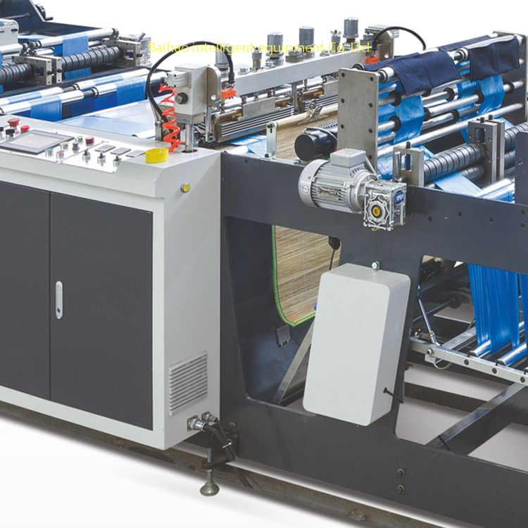 Double Line High Speed Bio T-Shirt Plastic Bag Making Machine