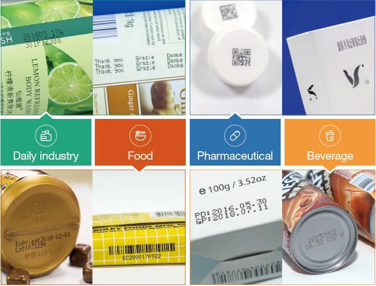 Durable Ruby Nozzle Continuous Ink-Jet Printer Printing Expiry Date (EC-JET1000)